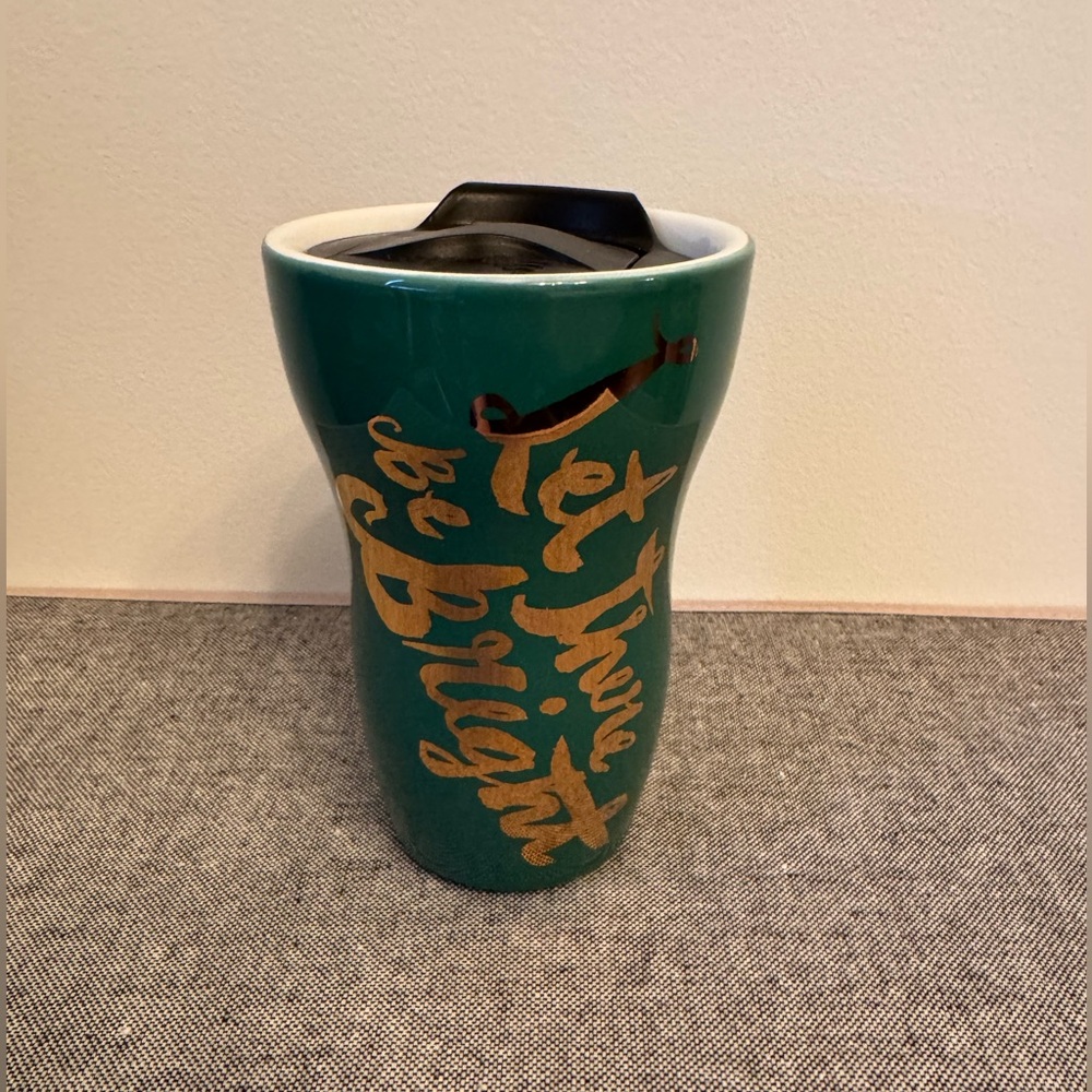 Starbucks coffee cup with lid